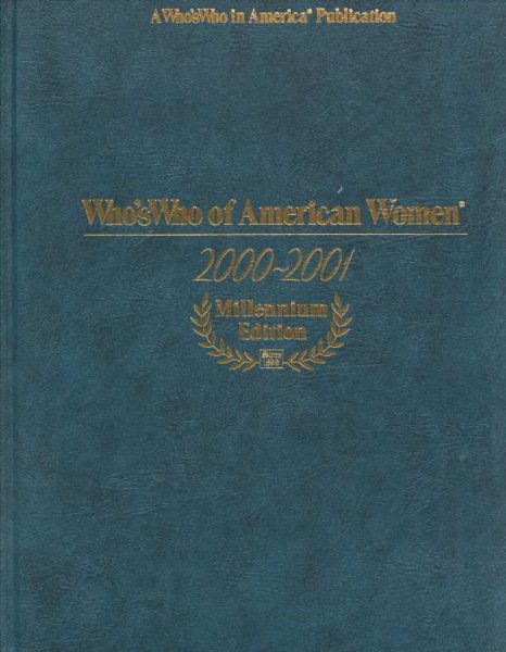 Who's Who of American Women 2000-2001 (Who's Who of American Women) cover