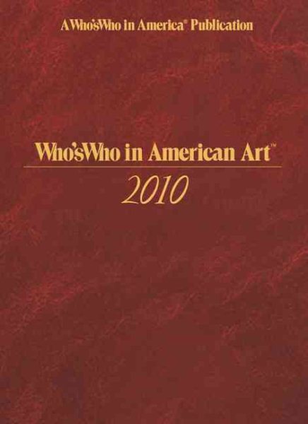 Who's Who in American Art 2010 cover