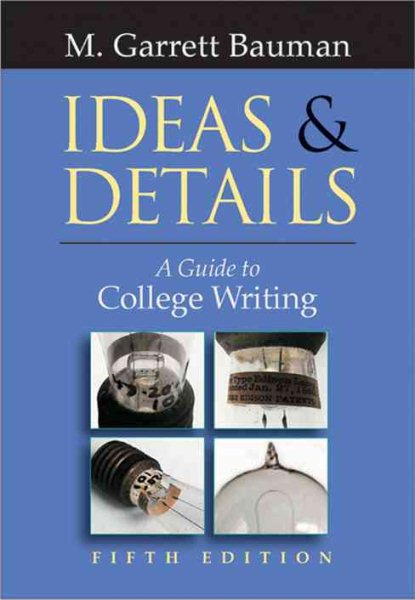 Ideas & Details: A Guide to College Writing (with InfoTrac) cover