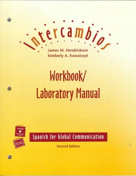 Intercambios Wrokbook/Laboratory Manual (Spanish and English Edition) cover