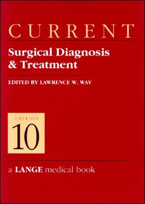 Current Surgical Diagnosis & Treatment (Current Surgical Diagnosis and Treatment, 10th ed) cover