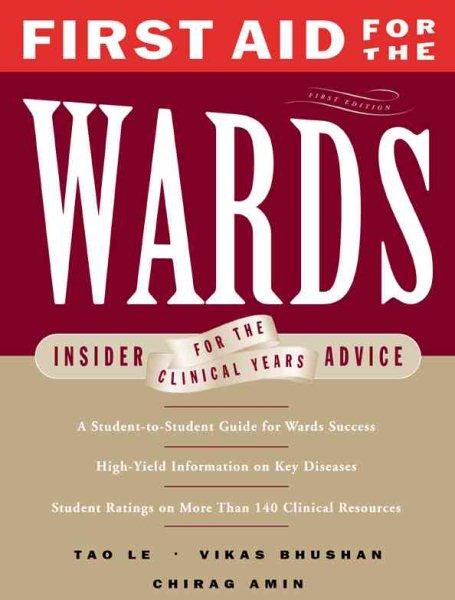 First Aid for the Wards: Insider Advice for the Clinical Years cover