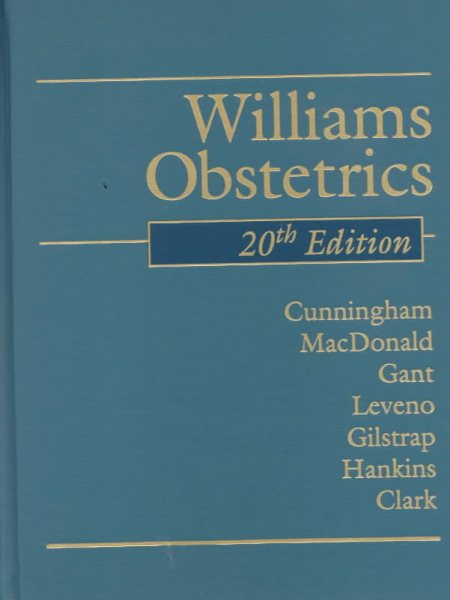 Williams Obstetrics, 20th Edition cover