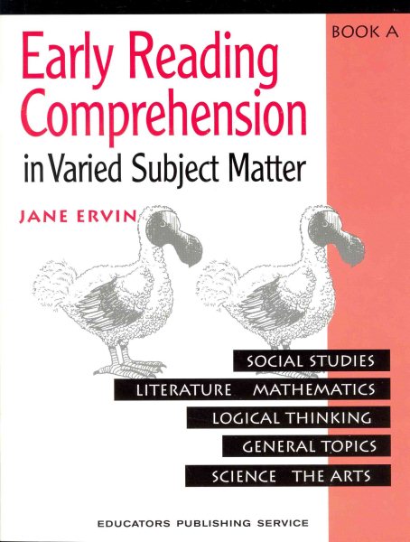 Early Reading Comprehension in Varied Subject Matter Book A cover