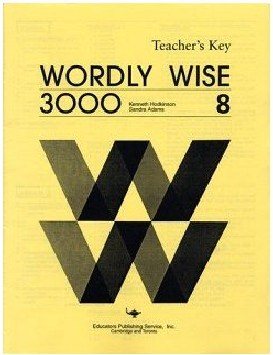 Wordly Wise 3000 Book 8 - Answer Key cover