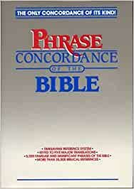 The Phrase Concordance of the Bible cover