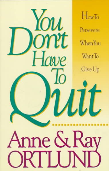 You Don't Have to Quit cover