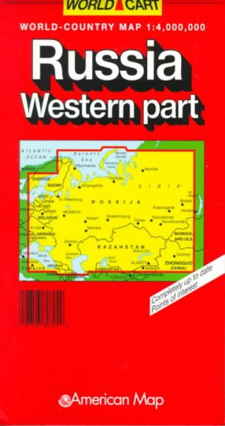 Russia Western Part: World-Country Map (World-Cart)