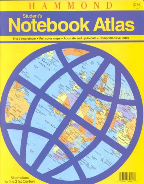 Hammond Students Notebook Atlas cover