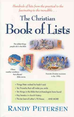 The Christian Book of Lists cover