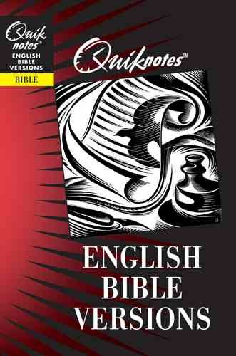 Quiknotes: English Bible Versions (Quiknotes: Bible) cover