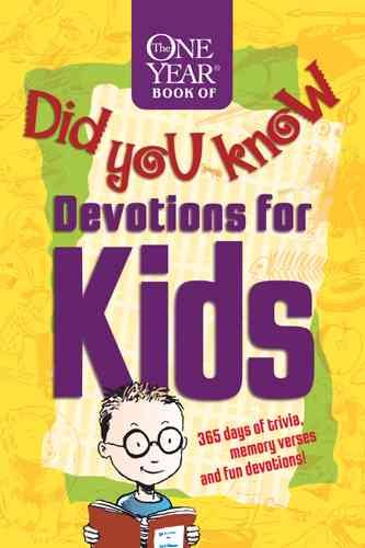 The One Year Book of Did You Know Devotions for Kids cover