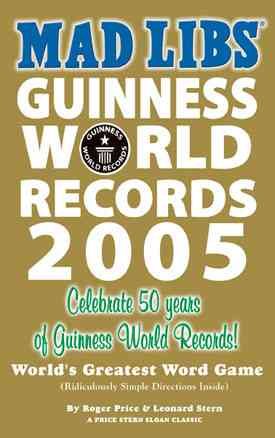 Guinness World Records Mad Libs cover