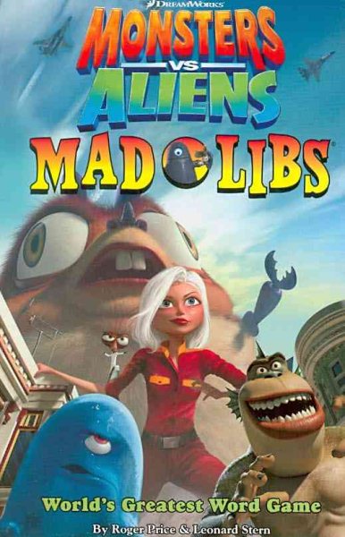 Monsters vs. Aliens Mad Libs cover