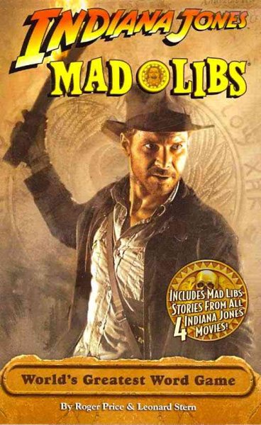 Indiana Jones Mad Libs cover