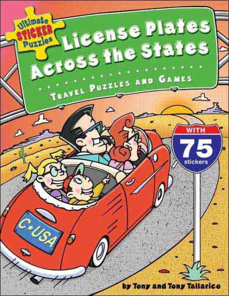 Ultimate Sticker Puzzles: License Plates Across the States: Travel Puzzles and Games cover