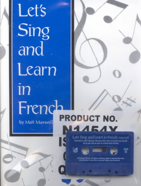 Let's Sing and Learn in French (Songs and Games Series) (English and French Edition) cover