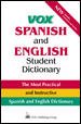 Vox Spanish and English Student Dictionary cover