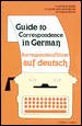 Guide to Correspondence in German cover