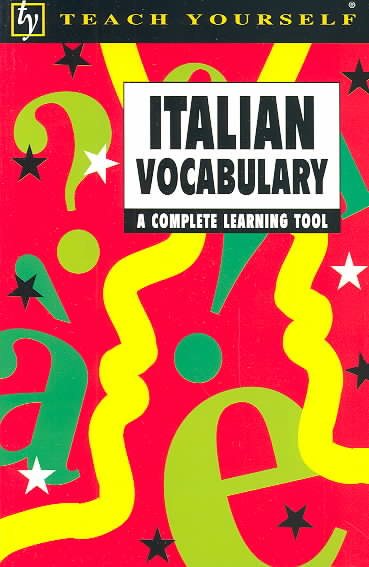 Teach Yourself: Italian Vocabulary (Teach Yourself Books) (Italian Edition) cover
