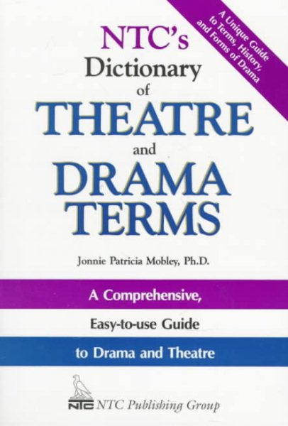 NTC's Dictionary of Theatre and Drama Terms cover