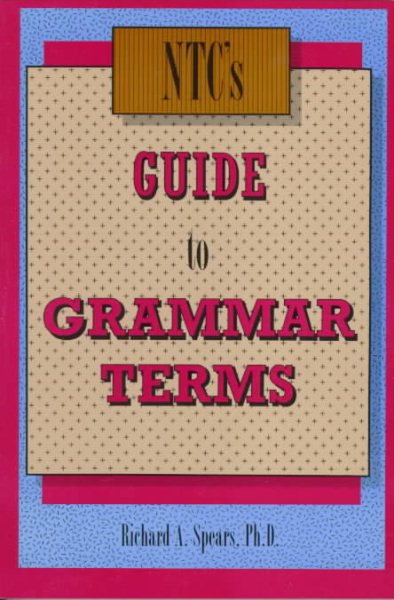 NTC's Guide to Grammar Terms cover