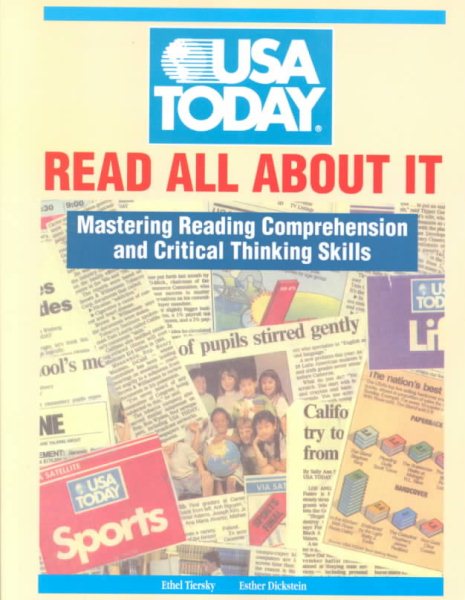 USA Today: Read All About It : Mastering Reading Comprehension and Critical Thinking Skills cover