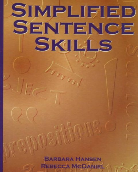 Simplified Sentence Skills cover