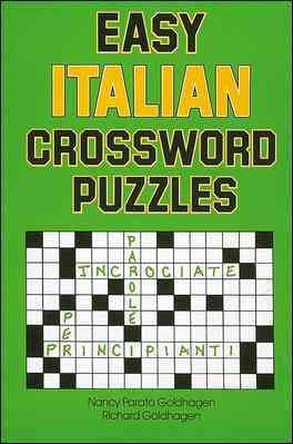 Easy Italian Crossword Puzzles (Language - Italian) (English and Italian Edition) cover