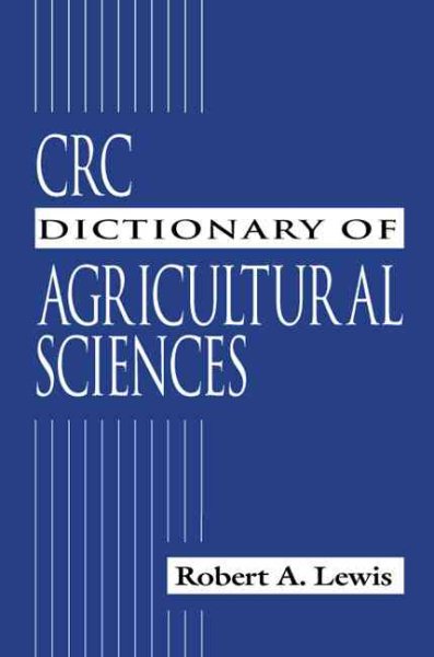 CRC Dictionary of Agricultural Sciences cover
