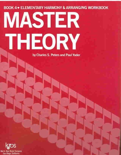 L179 - Master Theory BOOK 4 Elementary Harmony cover