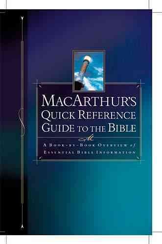 Macarthur's Quick Reference Guide To The Bible cover