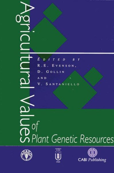 Agricultural Values of Plant Genetic Resources (Cabi) cover