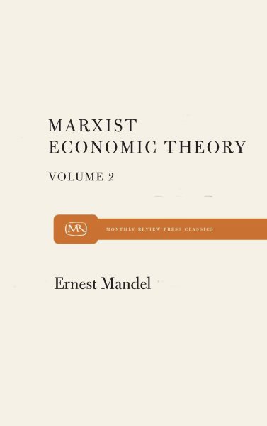 Marx Economic Theory Volume 2 cover