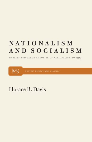 Nationalism and Socialism cover