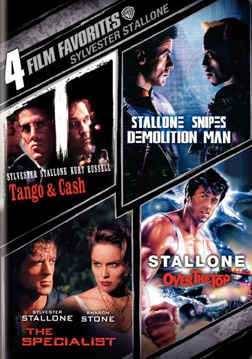 4 Film Favorites: Sylvester Stallone (Demolition Man, Over The Top, The Specialist, Tango & Cash) cover