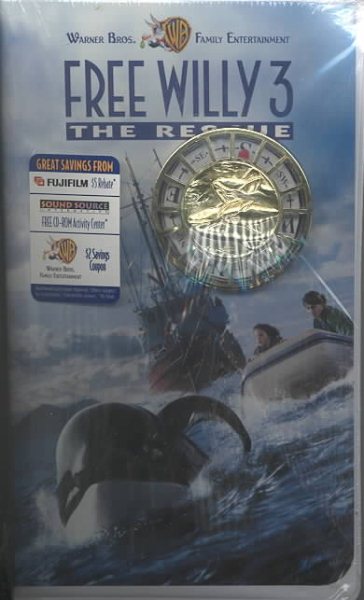 Free Willy 3: The Rescue [VHS] cover