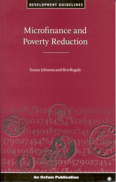 Microfinance and Poverty Reduction (Oxfam Development Guidelines) cover
