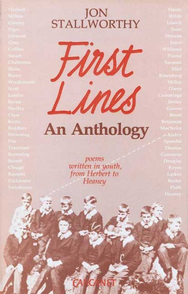 First Lines: Poems Written in Youth from Herbert to Heaney cover
