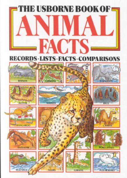 The Usborne Book of Animal Facts (Usborne Facts & Lists) cover