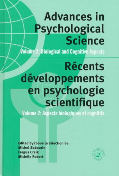 002: Advances in Psychological Science, Volume 2: Biological and Cognitive Aspects cover