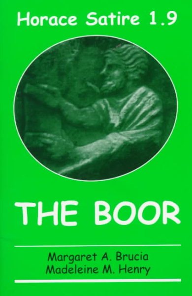 Horace Satire 1.9 The Boor (Latin Edition) cover