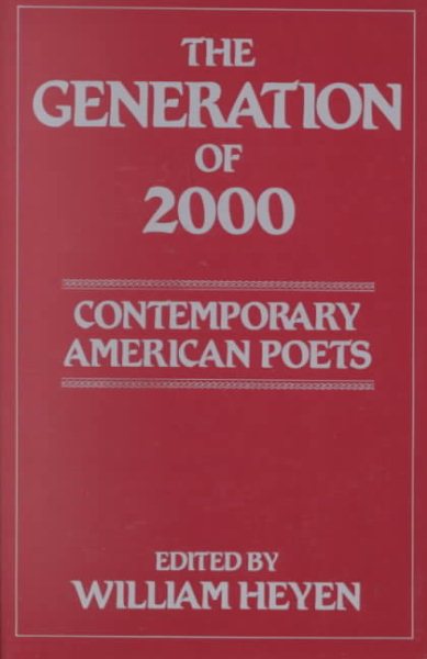 Generation of 2000: Contemporary American Poet (Ontario Review Press Poetry Series) cover