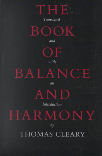 The Book of Balance and Harmony cover