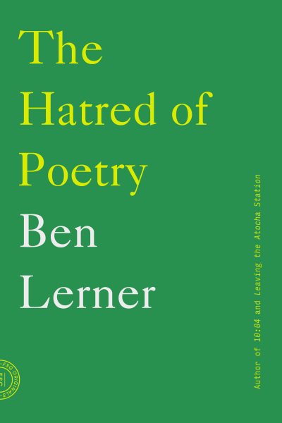 The Hatred of Poetry cover