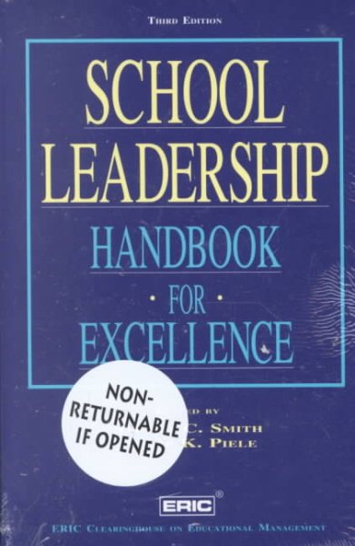 School Leadership: Handbook for Excellence cover