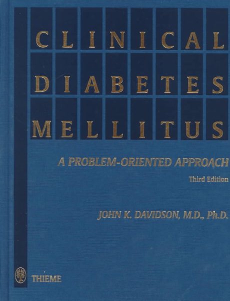 Clinical Diabetes Mellitus: A Problem-Oriented Approach cover
