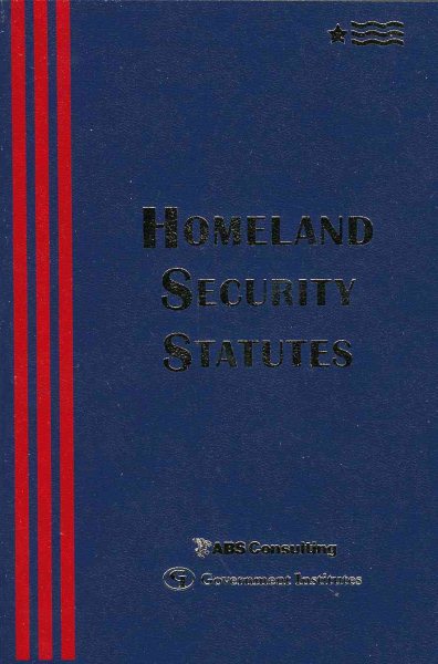 Homeland Security Statutes cover