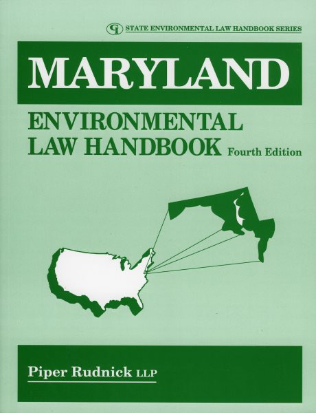 Maryland Environmental Law Handbook (State Environmental Law Handbooks) cover