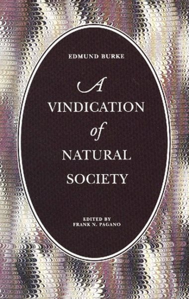 A Vindication of Natural Society cover